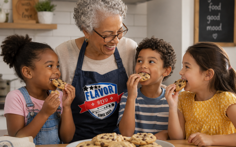 FlavorBlvd Soft & Chewy Vegan Chocolate Chip Cookies