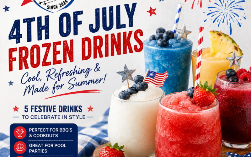 4th of July Summer Frozen Drinks