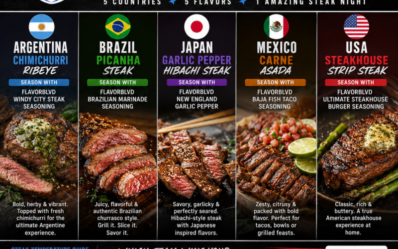 FlavorBlvd Around the World: 5 World Cup Steak Recipes