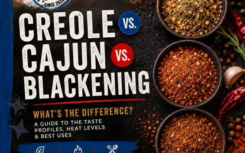 Creole vs. Cajun vs. Blackening Seasoning: What’s the Difference?