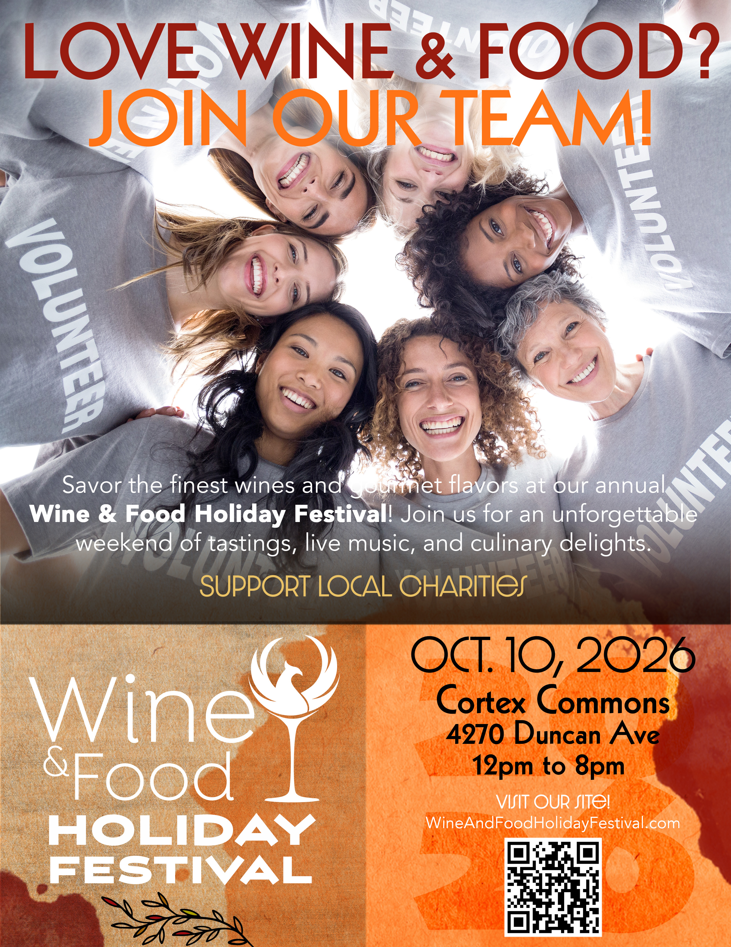 Volunteer for a Cause. Celebrate for a Purpose.